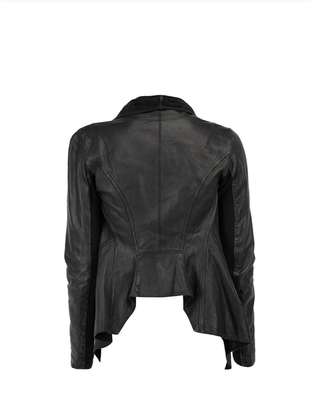 All Saints Datya Waterfall Leather Jacket - Picture 9 of 10